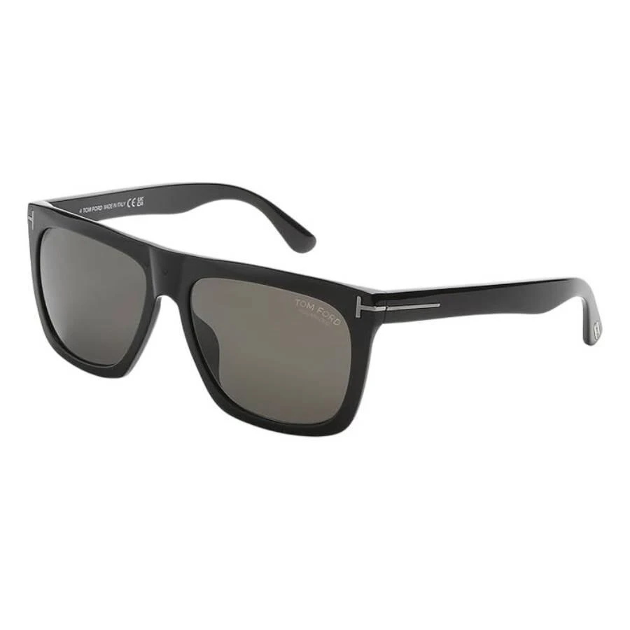 Tom Ford Sunglasses Round Full Rim, Transparent Grey Frame  display picture 1