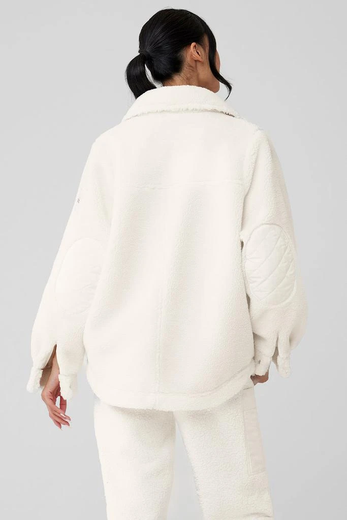 Alo Sherpa Edge Shacket - Ivory 2