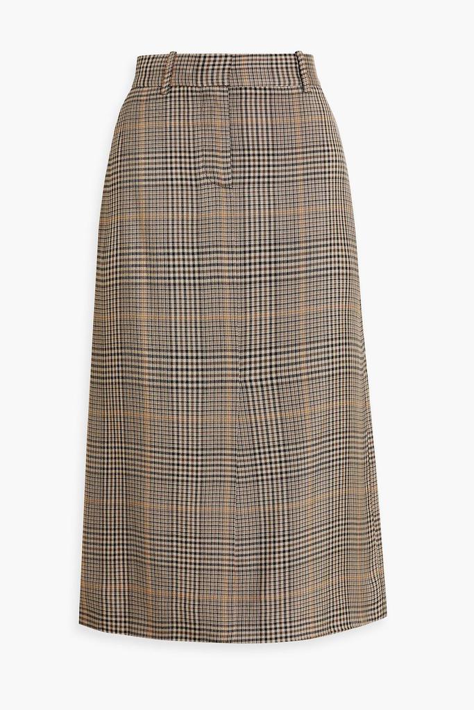 CO Prince of Wales checked tweed midi skirt