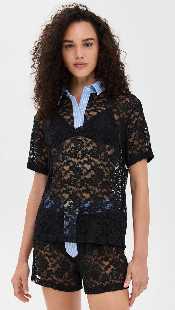 Lioness Cobain Lace Polo 6