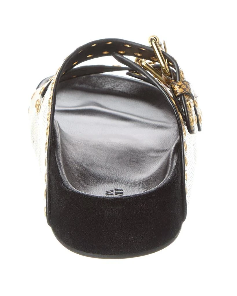 Isabel Marant Lennyo Snake-Embossed Leather Sandal 3