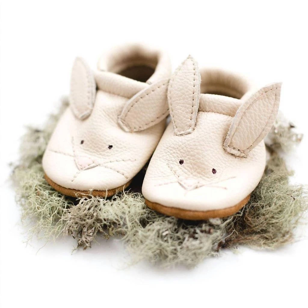 Starry Knight Design Starry Knight Design - Unisex Baby Bunnies Cute Critters Leather Moccasins 2