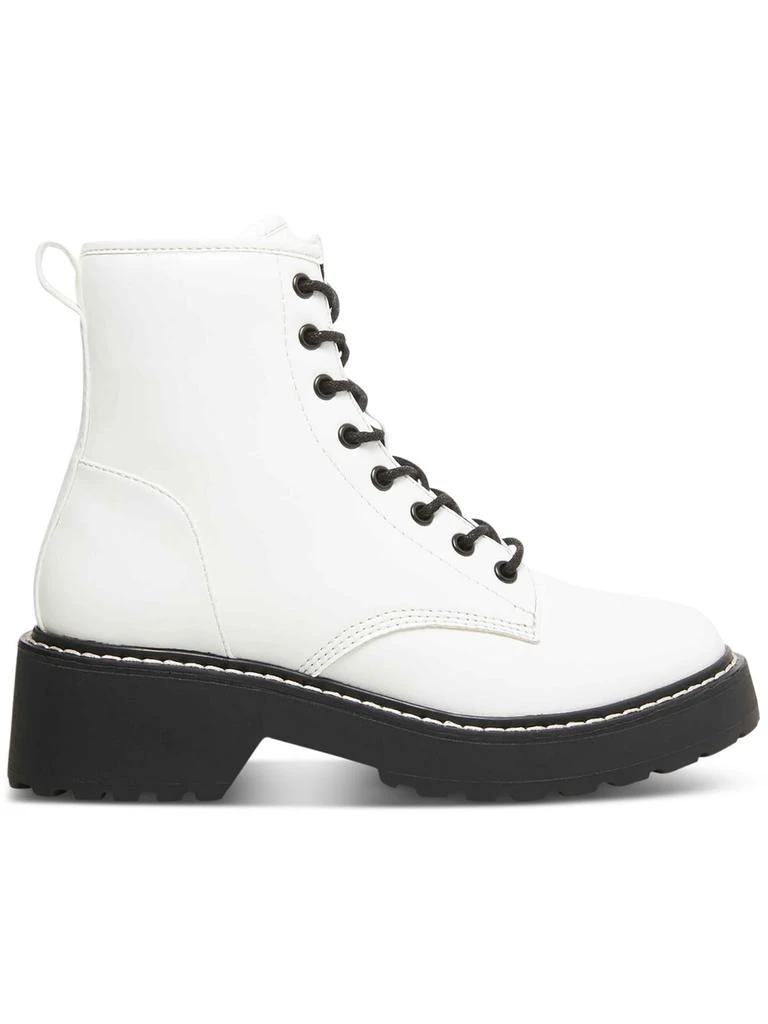 Madden Girl Carra Womens Rhinestone Lug Sole Ankle Boots 14