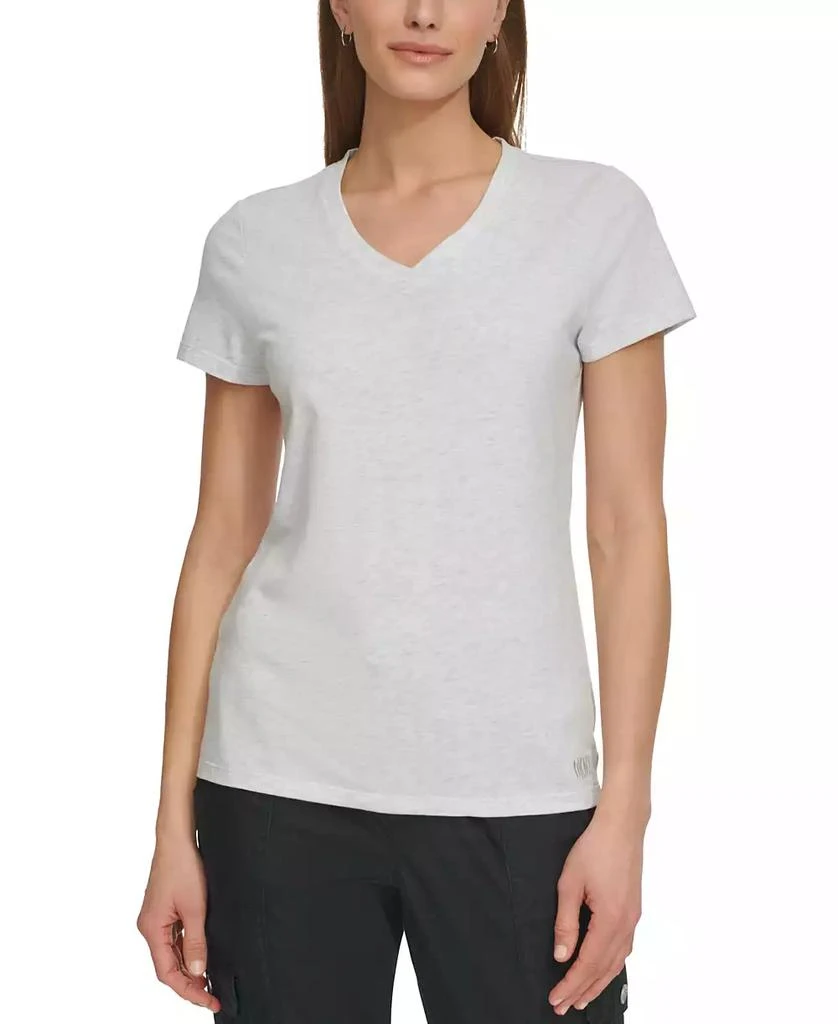 DKNY Women's V-Neck Short-Sleeve T-Shirt T-Shirts BeyondStyle