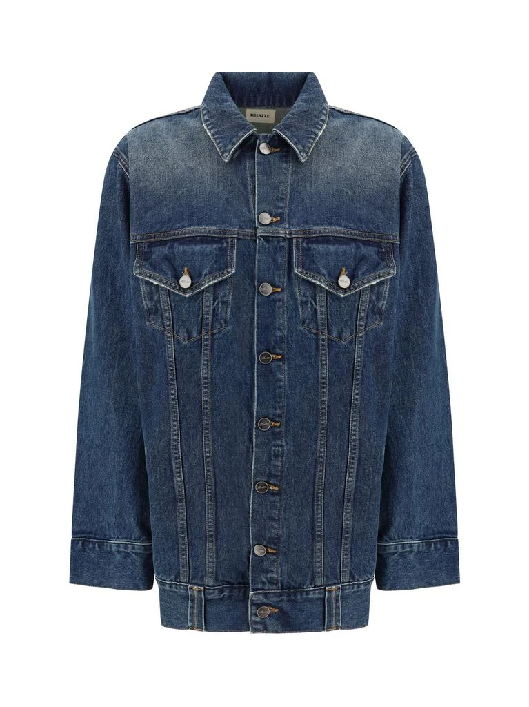 Khaite Khaite The Ross Button-Up Denim Jacket 1