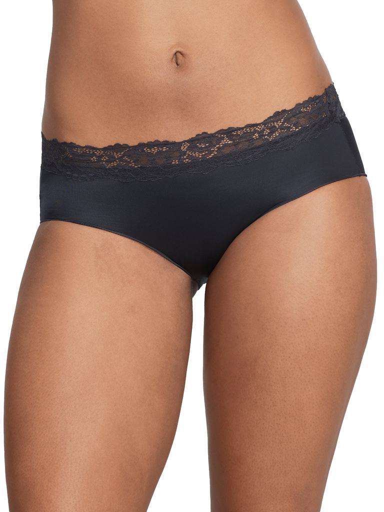 Camio Mio Women's Shine Hipster With Lace