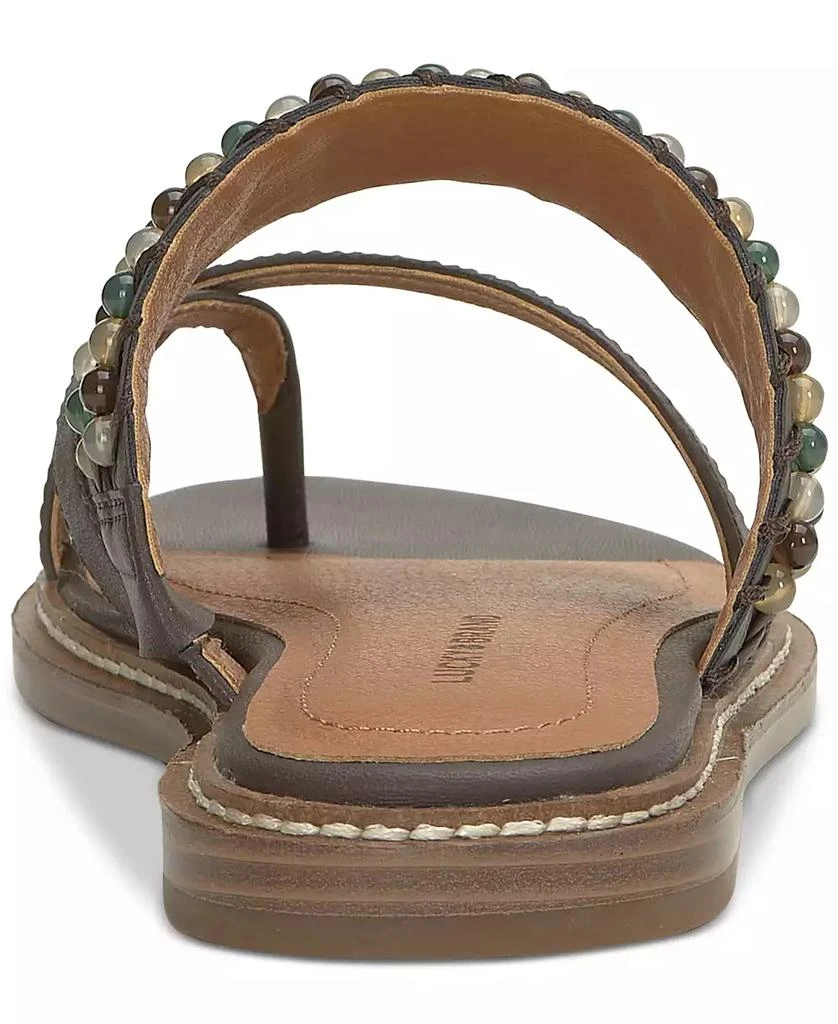 Lucky Brand Women's Kaykey Beaded Crisscross Flat Sandals 3