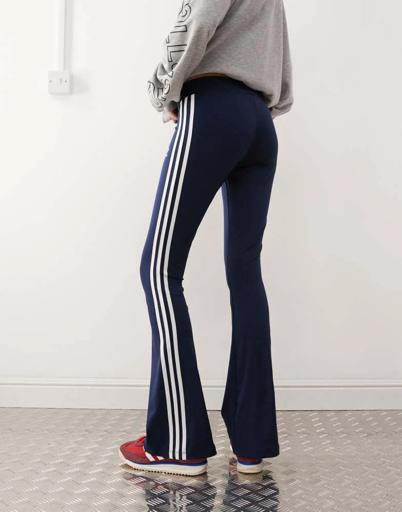 Adidas adidas Originals Adicolor flared leggings in navy 3