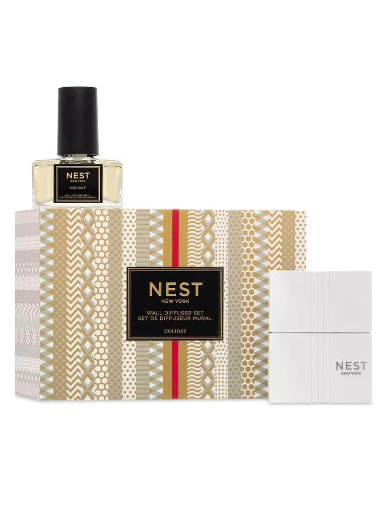 NEST New York Festive Set Wall Diffuser Holiday Refills 2-Piece Set 1