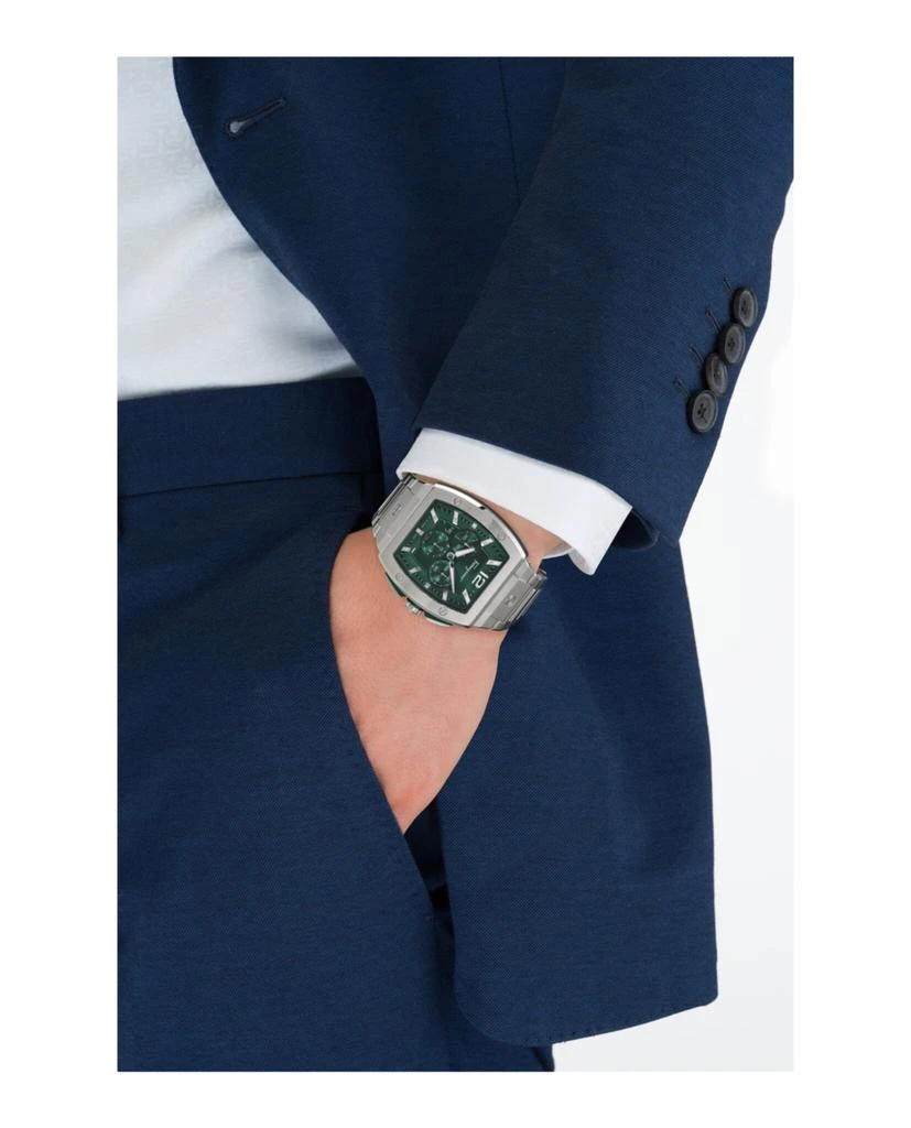 Salvatore Ferragamo F-80 Tonneau Chrono Bracelet Watch 5