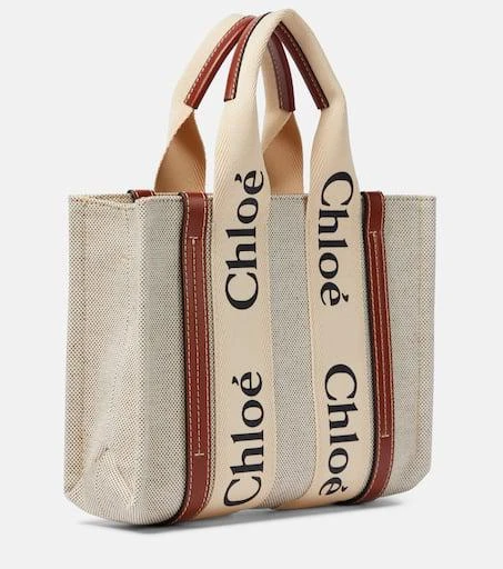 Chloé Woody Small canvas tote 3