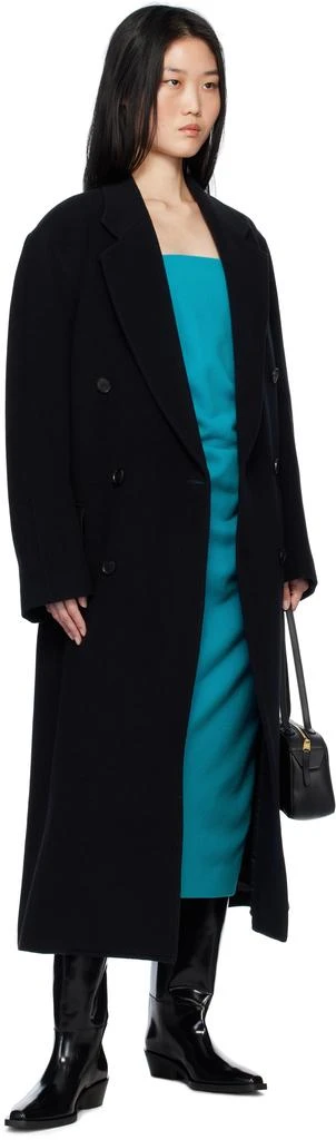 AURALEE Black Chesterfield Coat 5