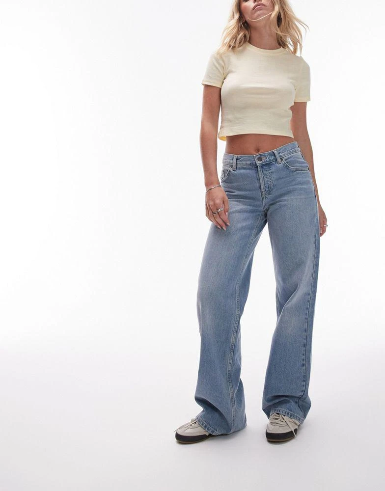 Topshop Petite Topshop petite shrunken everyday tee in lemon 2