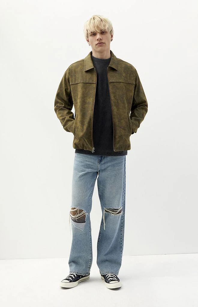 PacSun Dylan Baggy Jeans Panel Medium Blue 6