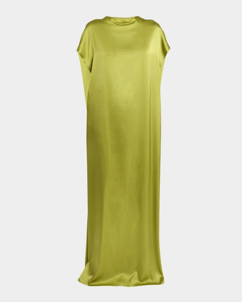 Dries Van Noten Diria Short-Sleeve Silk Maxi Dress 1