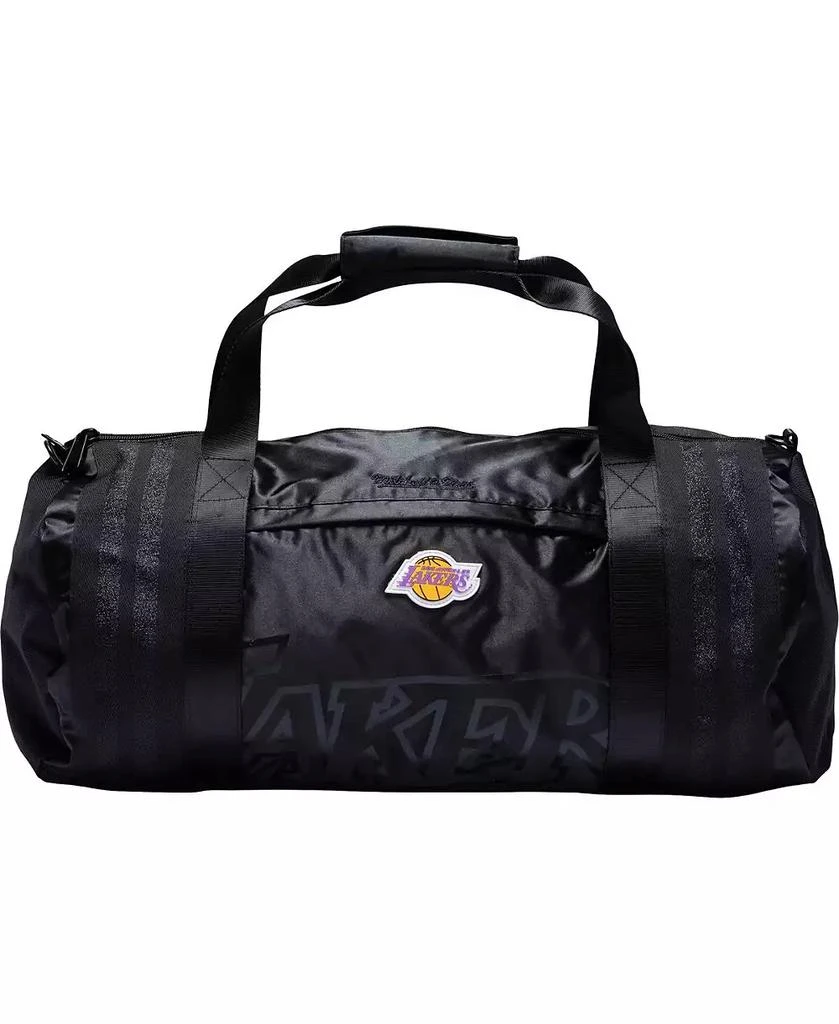Mitchell & Ness Boys and Girls Los Angeles Lakers Hardwood Classics Satin Duffel Bag 1