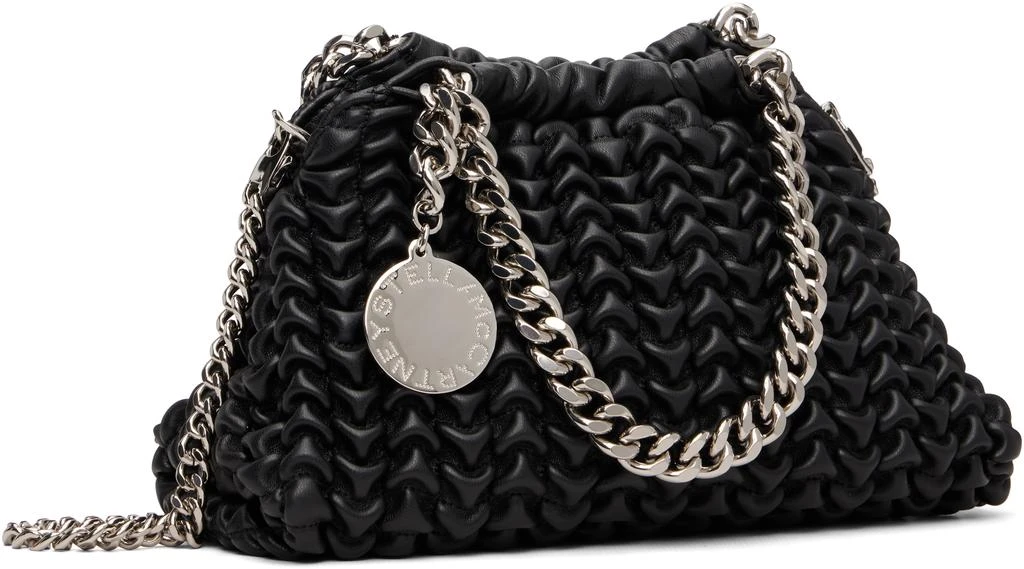 Stella McCartney Black Falabella Popcorn Drawstring Crossbody Bag 2