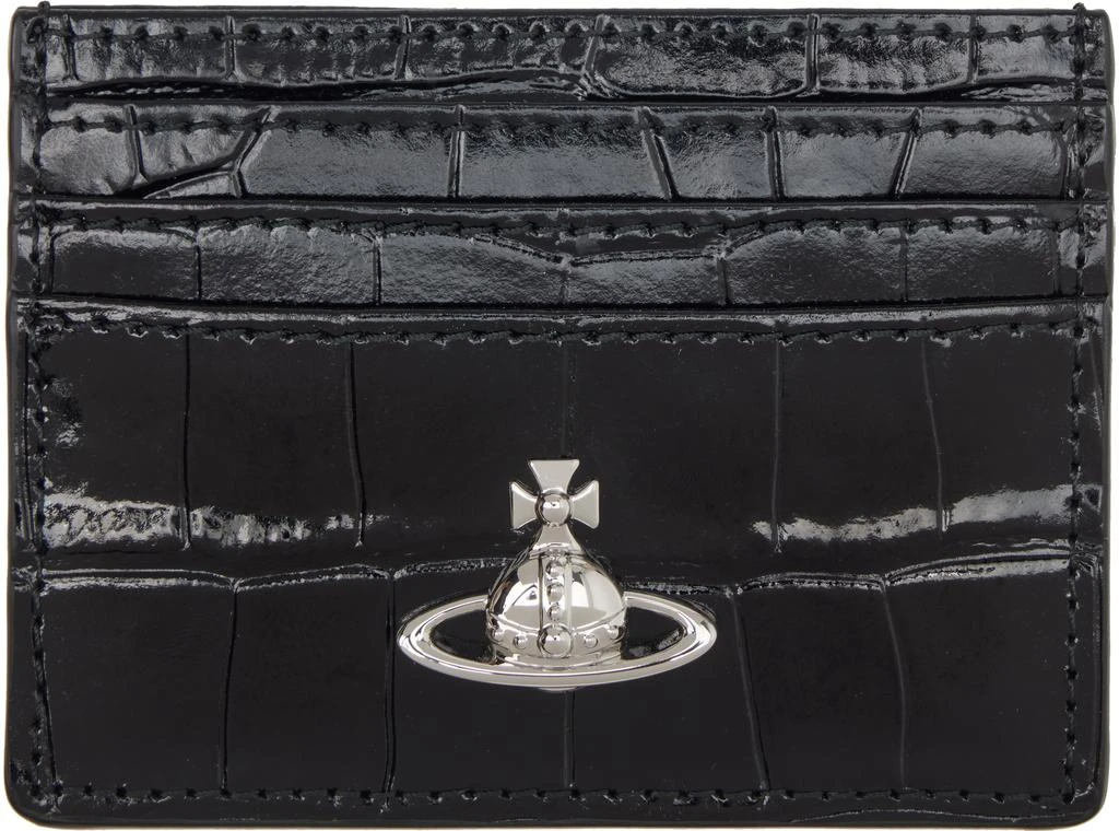 Vivienne Westwood Black Flat Card Holder