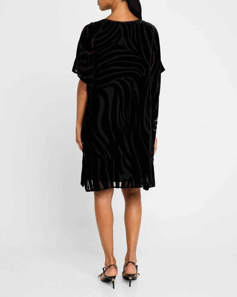 Caroline Rose Velvet Burnout Caftan Dress 3