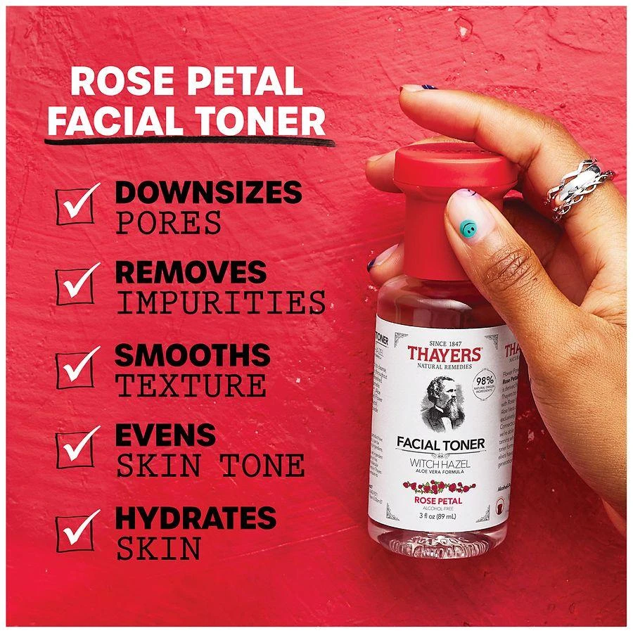 Thayers Purify 
Hydrate Toner Duo, Rose Petal Facial Toner 
Hydrating Milky Toner 5