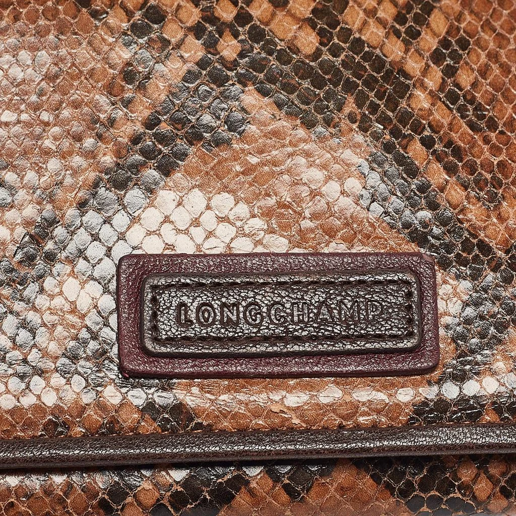Longchamp Longchamp Multicolor Snakeskin Embossed Leather Continental Wallet 13