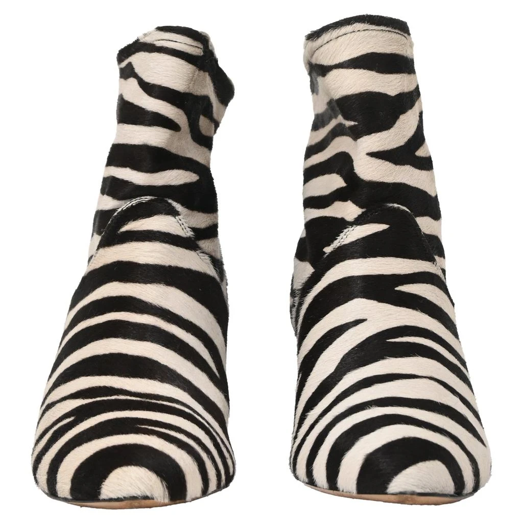 Isabel Marant Zebra Ankle Boots In Animal Print Ponyhair 2
