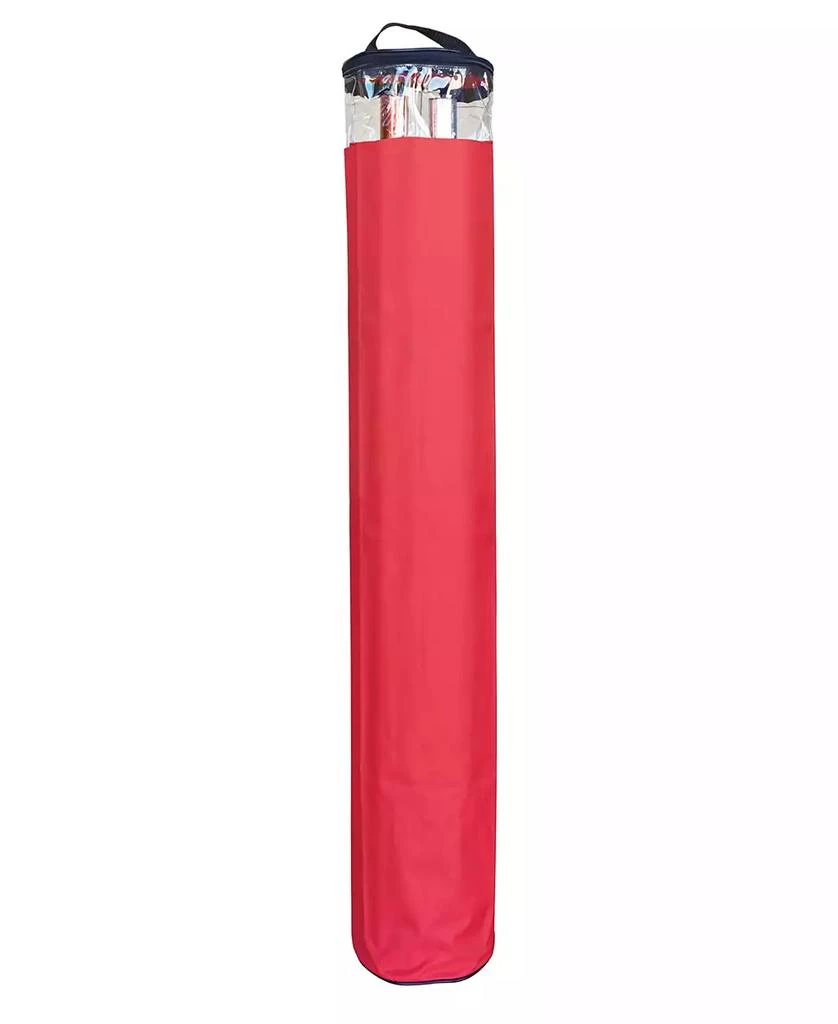 Northlight 41" Clear Zip Up Christmas Gift Wrap Storage Tube Bag, Holds 15-20 Rolls