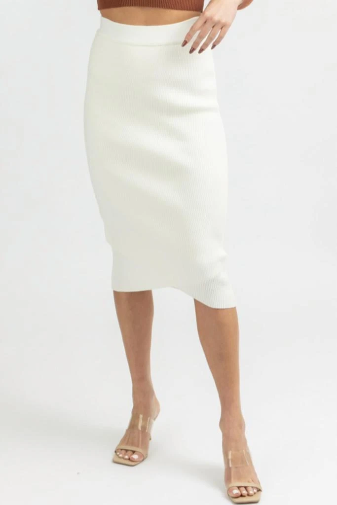 dee elly Dee Elly - FRONT WRAP MIDI SKIRT 1