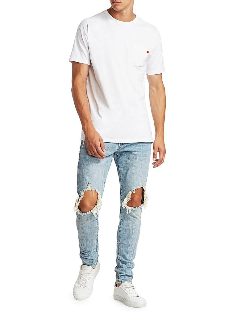 Purple Brand P002 Repair Drop-Fit Skinny Jeans 2