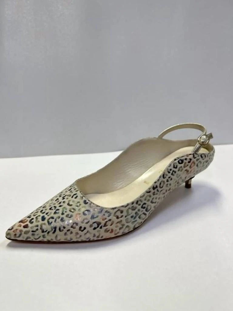 Butter LONDON BROOK SLINGBACK KITTEN HEEL 1