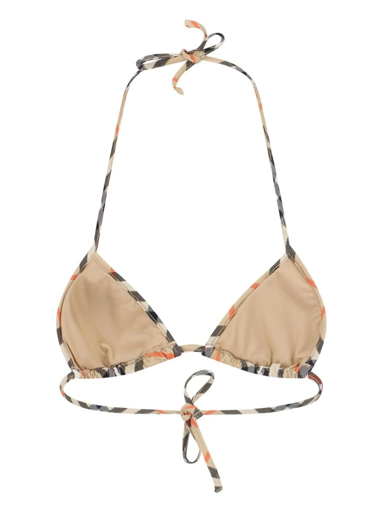 Burberry Burberry Checked Bikini Top 2