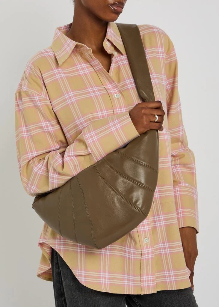Lemaire Medium Croissant leather shoulder bag 5