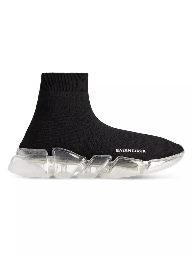 Balenciaga Speed 2.0 Full Clear Sole Recycled Knit Sneakers 1