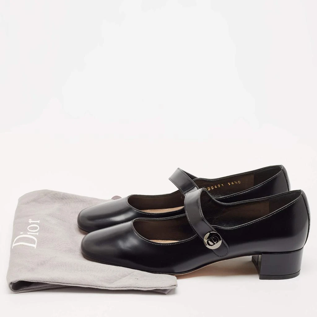 Dior Dior Black Leather D-Doll Mary Jane Pumps Size 36.5 9