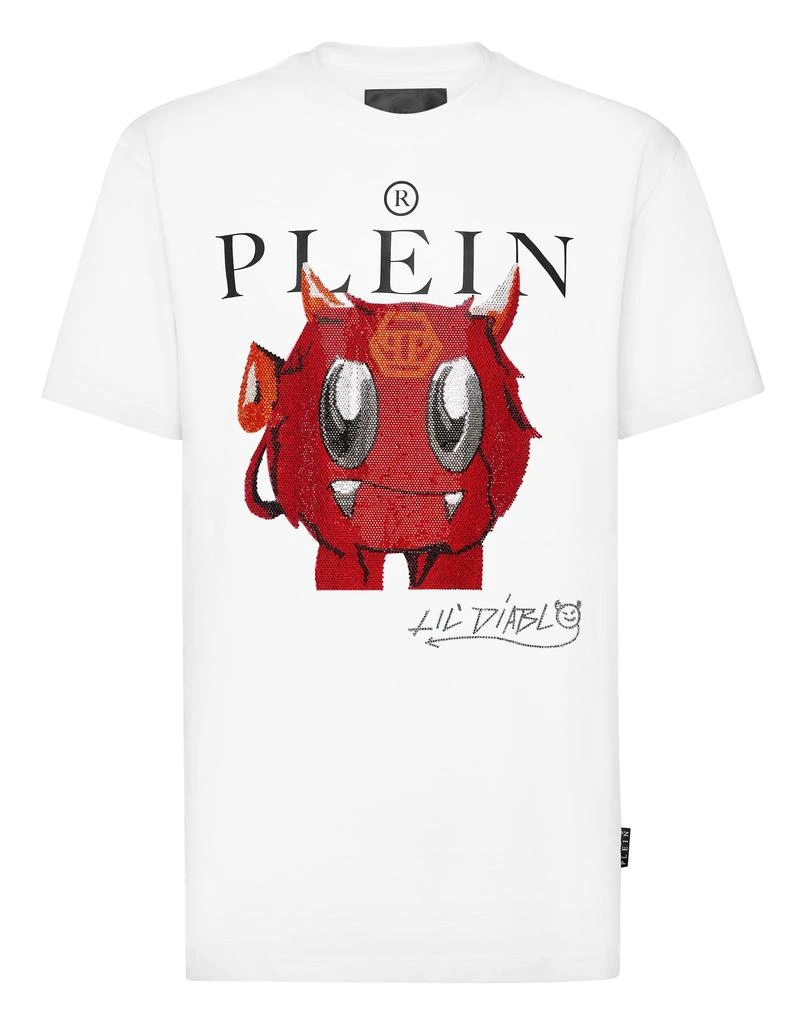 Philipp Plein T-shirt Round Neck SS Crystal Monster 2
