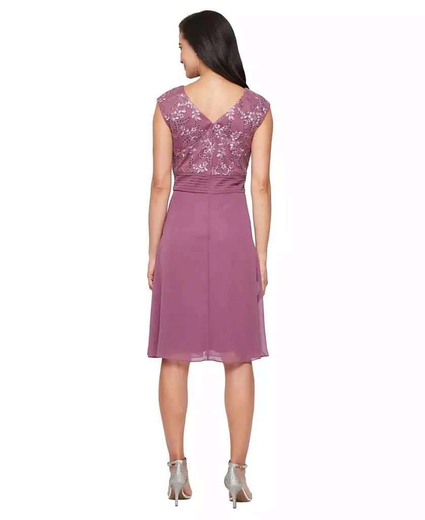 Alex Evenings Petite Stretch Tulle A-Line Dress 3