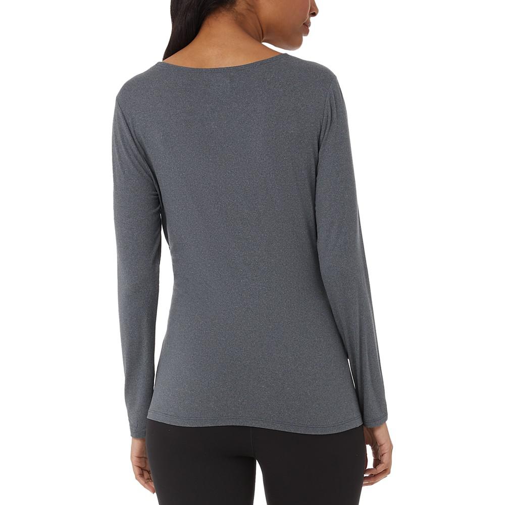 32 Degrees Women's Scoop-Neck Long-Sleeve Top