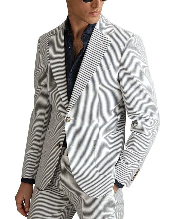 REISS Barr Slim Fit Striped Suit Jacket 1