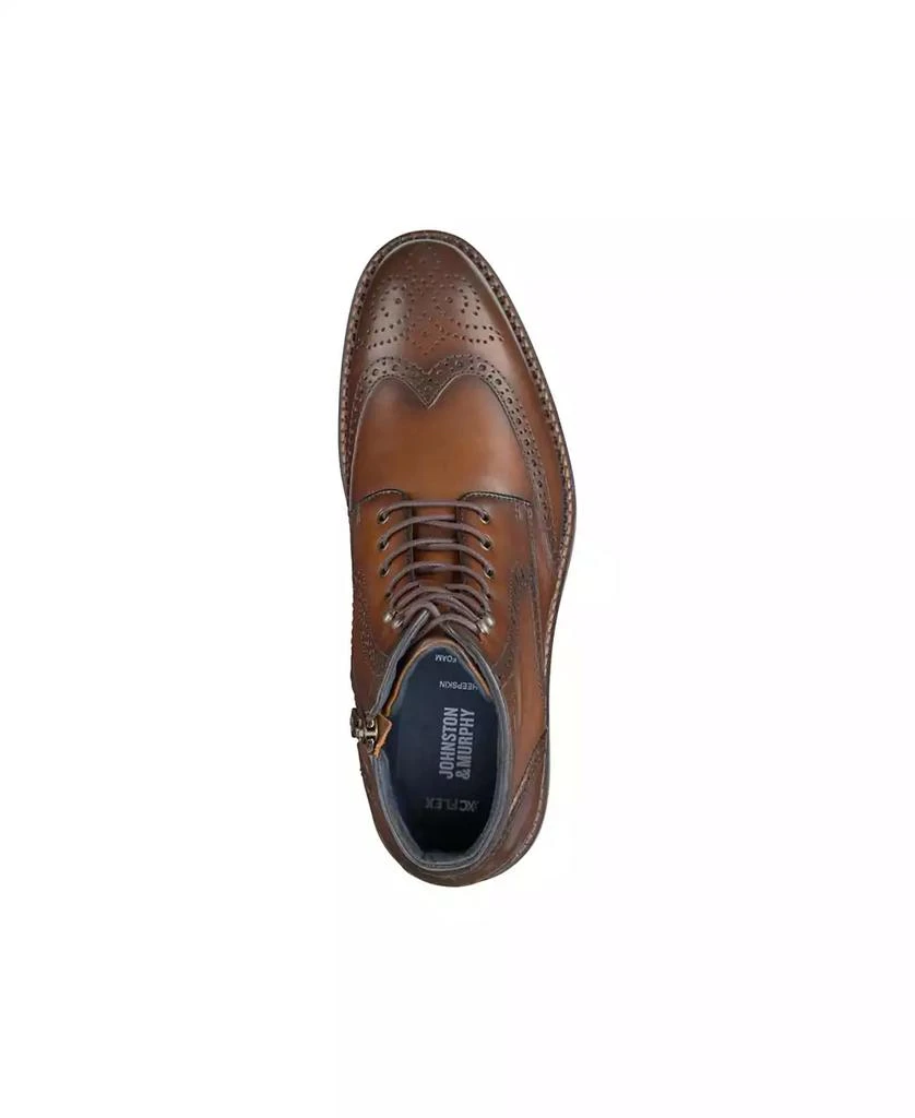 Johnston & Murphy Men's Connelly Leather Wingtip Boots 4