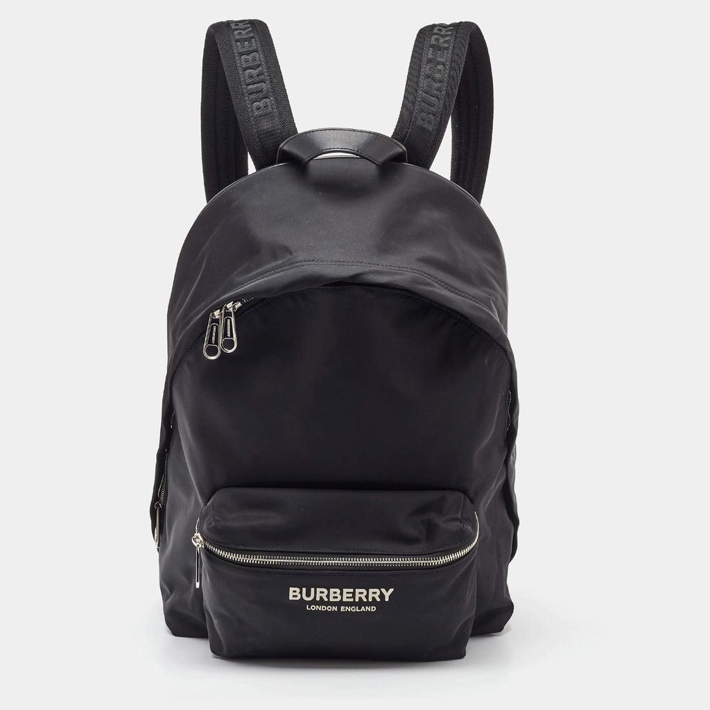 Burberry Burberry Black Nylon and Leather Backpack