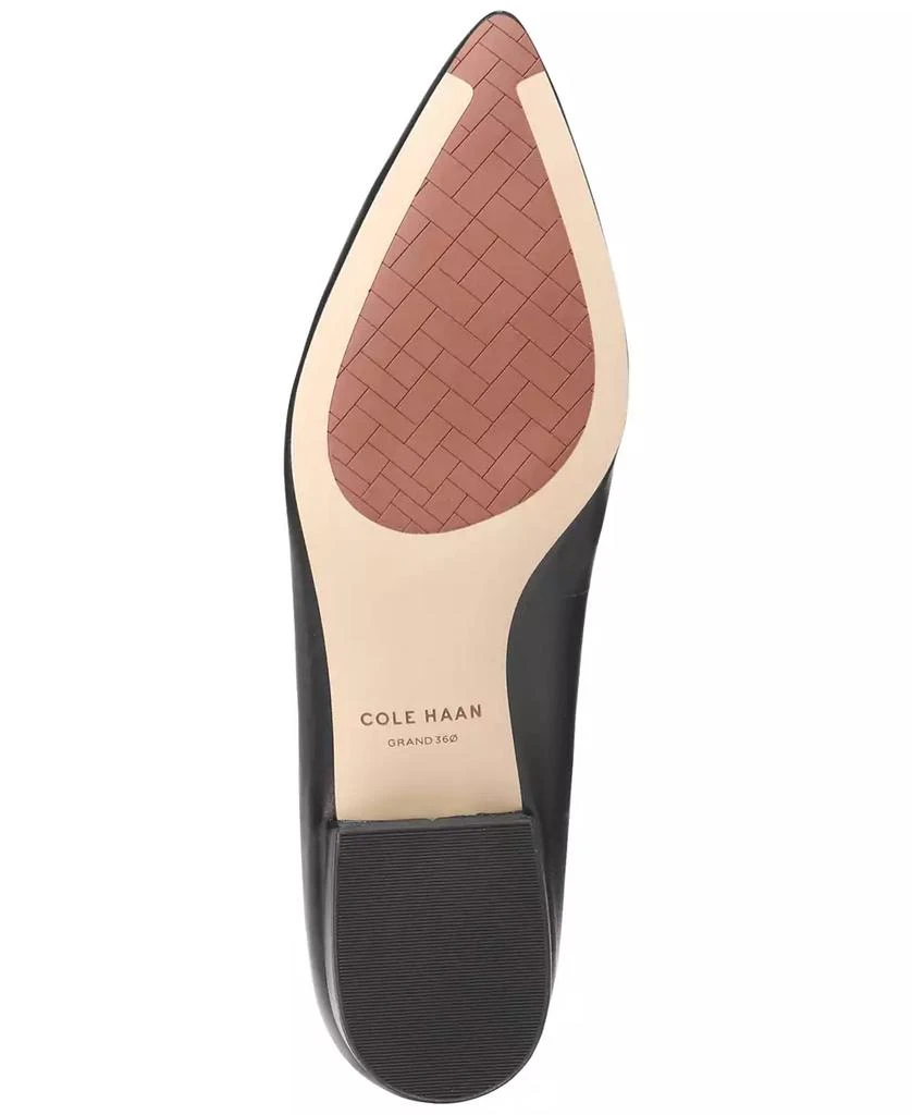 Cole Haan Women's Valantina Pointed Toe Block Heel Loafers 5