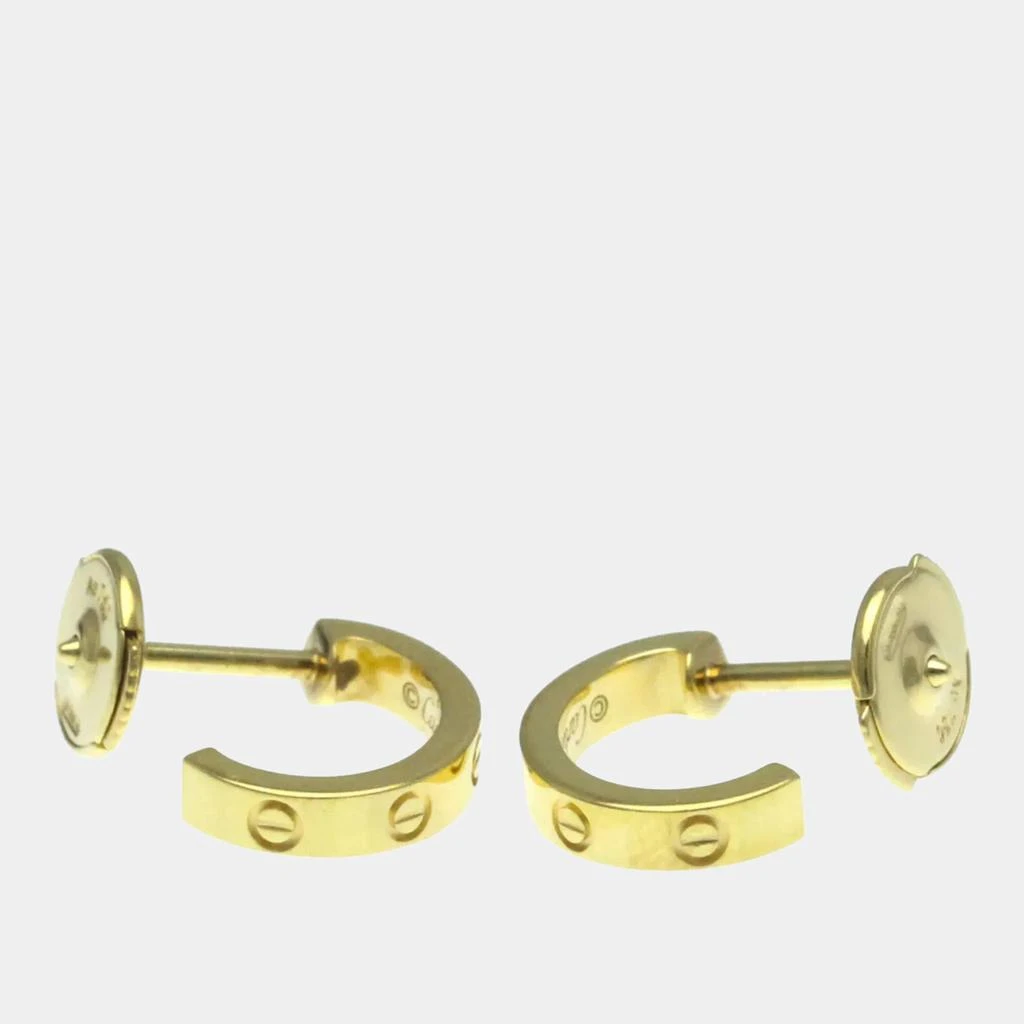 Cartier Cartier Love 18K Yellow Gold Baby Love Earrings 5