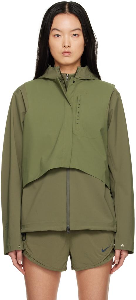 nike khaki jacket womens