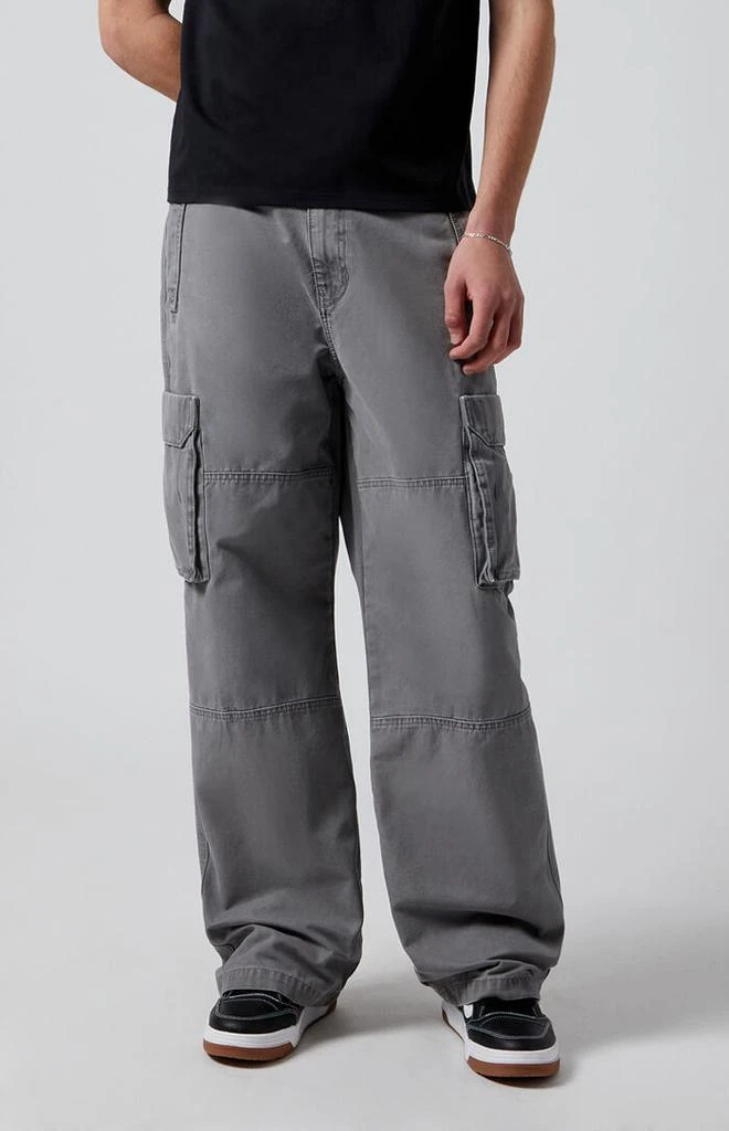 PacSun Blake Extreme Baggy Jeans Cargo Gray 1