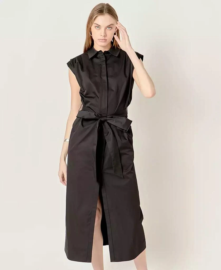 English Factory Women's Cotton Collared Button Dress 3