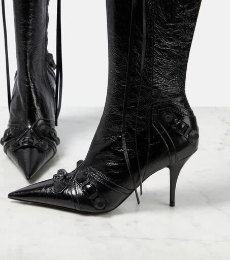 Balenciaga Cagole leather knee-high boots 6