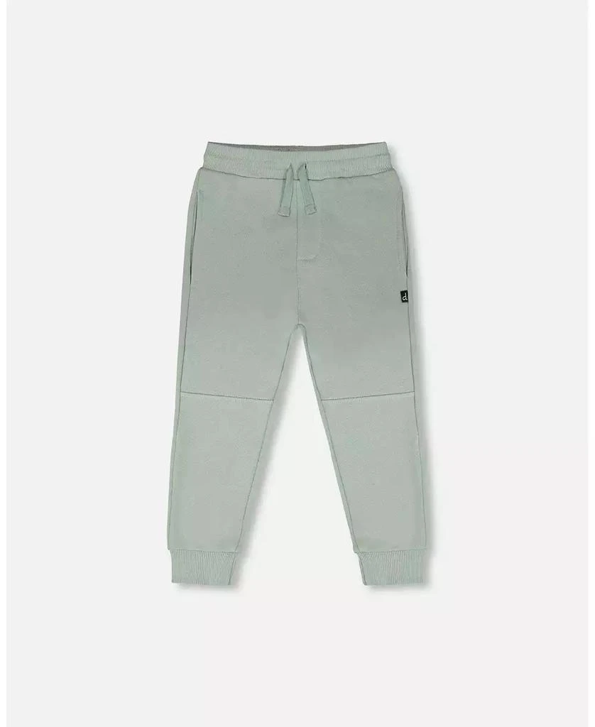 Deux par Deux Baby Boys French Terry Sweatpants Mint Green