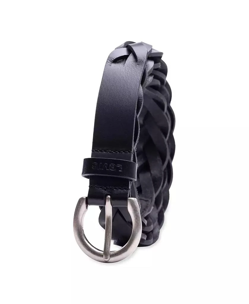 Levi's Women's Braided Leather Skinny Belt 3