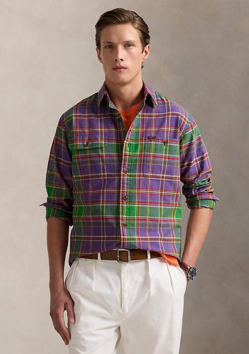 Ralph Lauren Ralph Lauren Classic Fit Plaid Oxford Workshirt