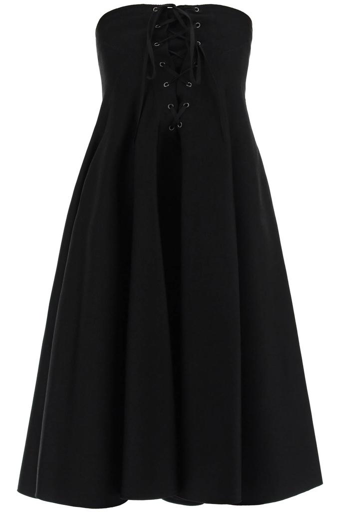 ALAIA midi corset dress